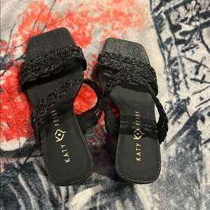 Katy Perry Collections Black Minimalist Sandals